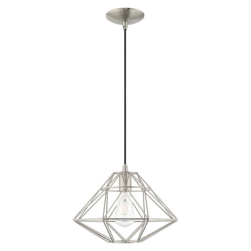 Knox 13.5" Pendant in Brushed Nickel
