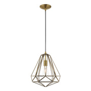 Knox 12.25" Pendant in Antique Brass