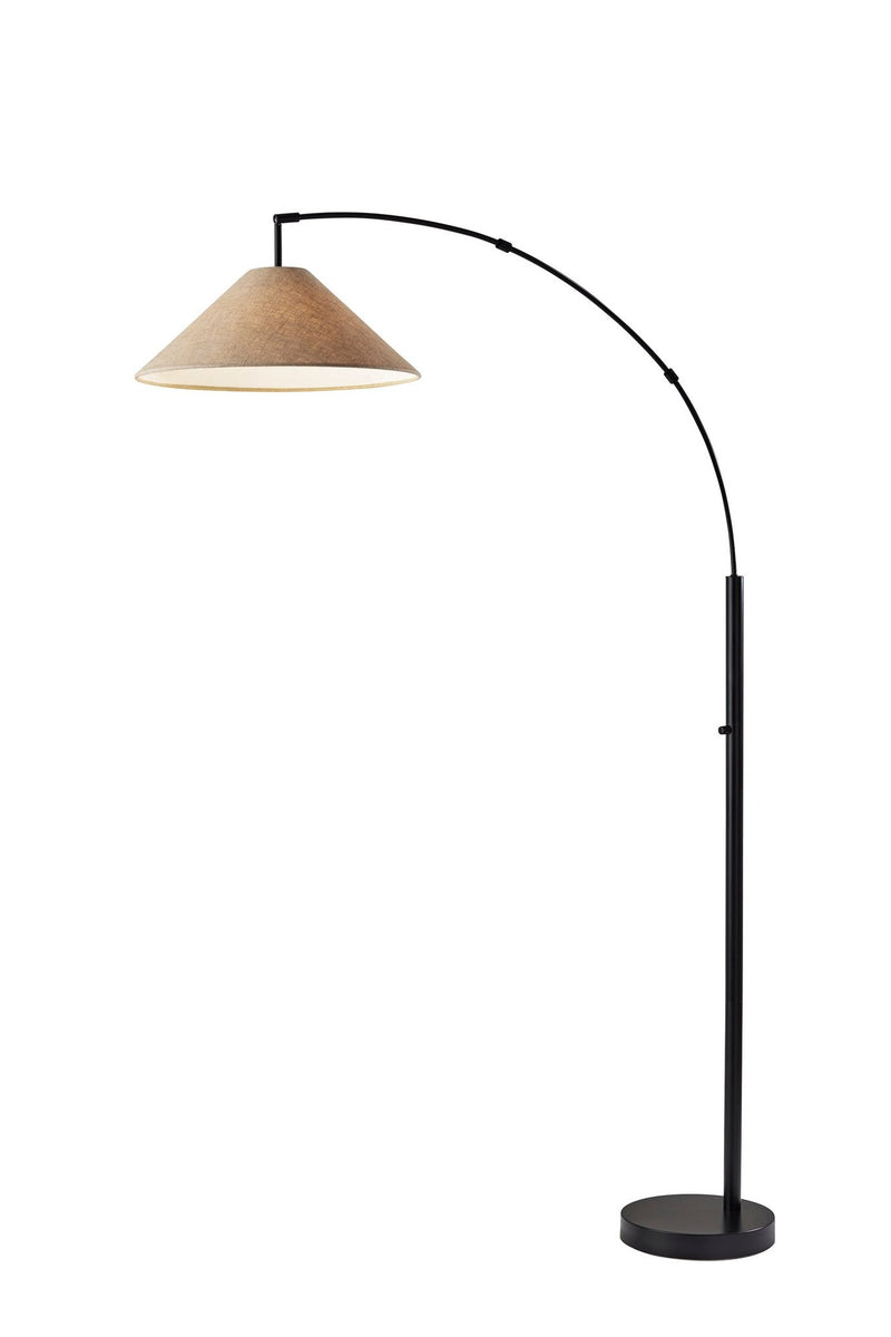 Braxton Arc Floor Lamp in Dark Bronze