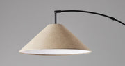 Braxton Arc Floor Lamp in Dark Bronze