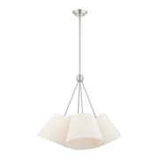 Prato 4-Light Chandelier in Brushed Nickel