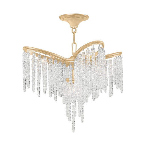Pandora 5-Light Chandelier in Gold Leaf