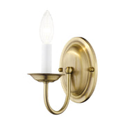 Home Basics Wall Sconce in Antique Brass