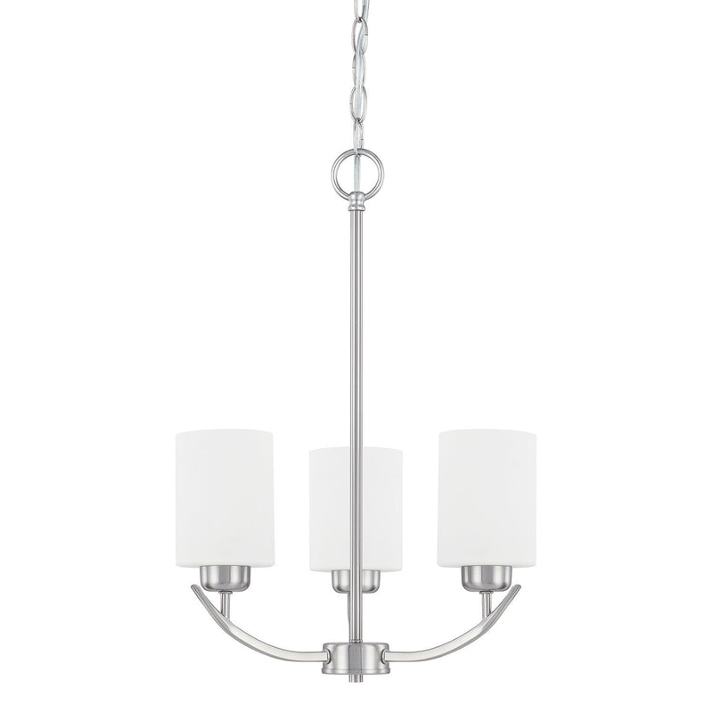 Dixon 3-Light Chandelier in Brushed Nickel