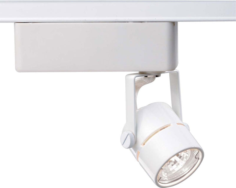 2.25" H-Type GU5.3 Track Head, 6.38" Projection in White