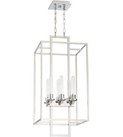 Cubic 6 Light 15.5" Foyer in Chrome