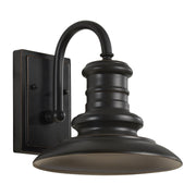 Redding Station 9" Outdoor Wall Lantern in Restoration Bronze