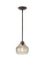 Urban Renewal One Light Pendant in Rustic Iron