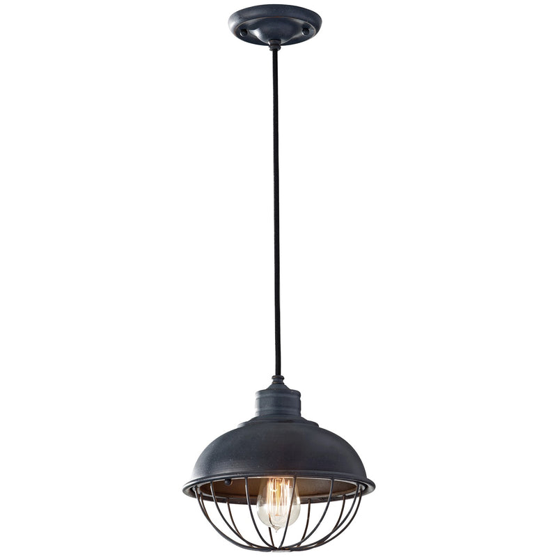 Urban Renewal One Light Pendant in Antique Forged Iron