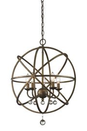 Acadia 5 Light 20" Chandelier in Golden Bronze