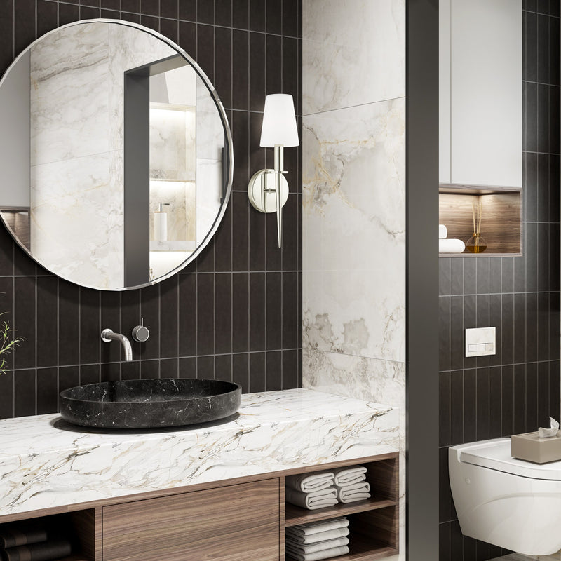 Witten ADA Bath Sconce in Polished Nickel