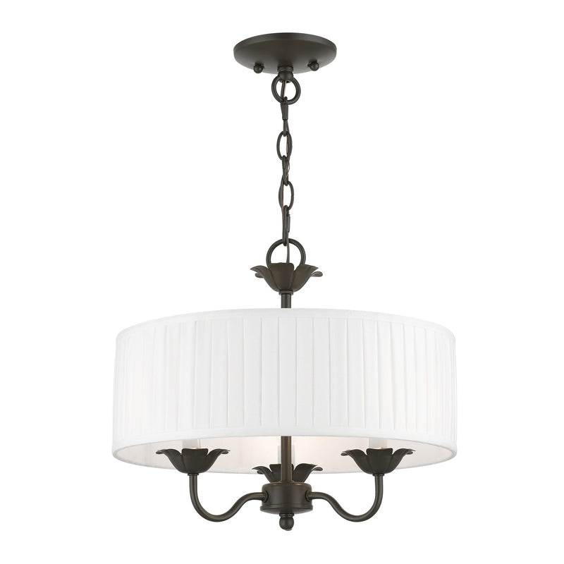 Edinburgh 3-Light Chandelier in English Bronze