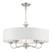 Edinburgh 5-Light Chandelier in Brushed Nickel