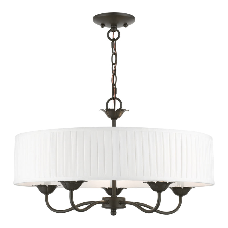 Edinburgh 5-Light Chandelier in English Bronze