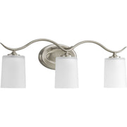 Inspire 3-Light Bath Vanity Light in Brushed Nickel