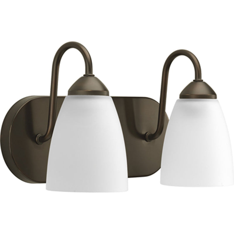 Gather 2-Light Bath Vanity Light in Antique Bronze