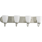 Gather 4-Light Bath Vanity Light in Brushed Nickel