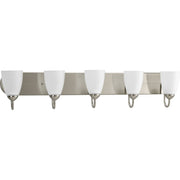 Gather 5-Light Bath Vanity Light in Brushed Nickel