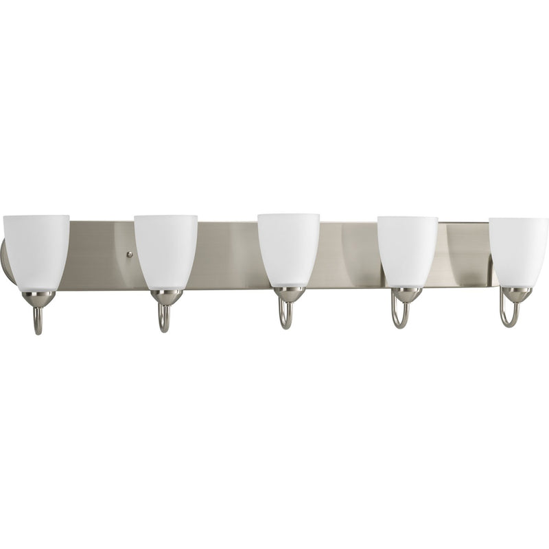 Gather 5-Light Bath Vanity Light in Brushed Nickel