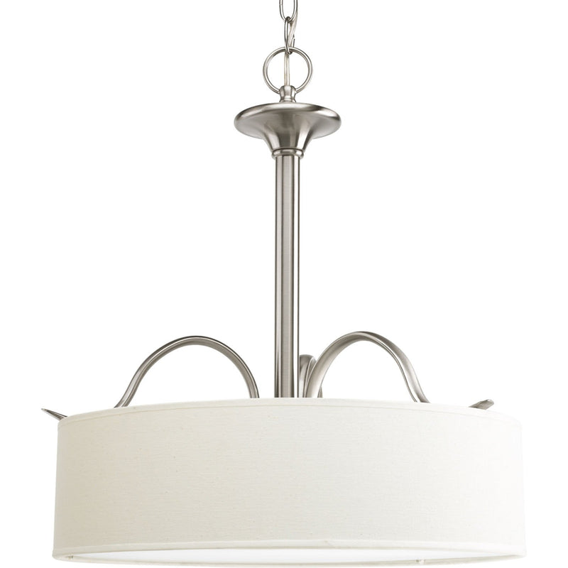 Inspire 3-Light Drum Pendant in Brushed Nickel