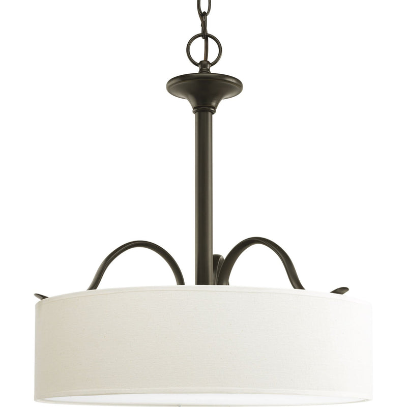 Inspire 3-Light Drum Pendant in Antique Bronze