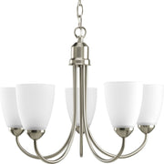 Gather 5-Light 20.5" Chandelier in Brushed Nickel