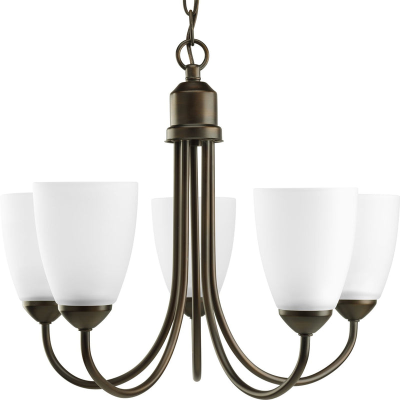 Gather 5-Light 20.5" Chandelier in Antique Bronze