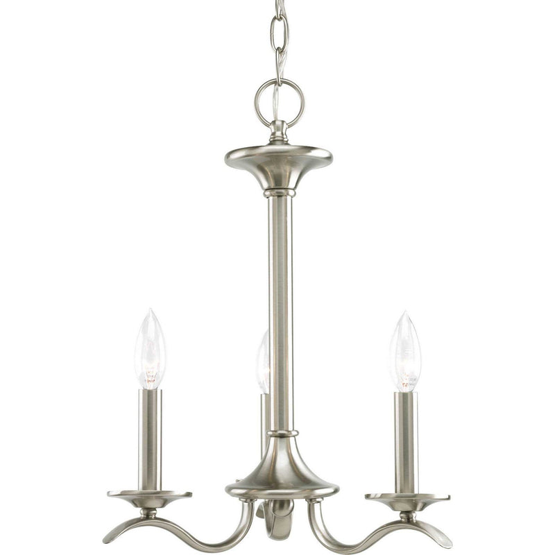 Inspire 3-Light Chandelier in Brushed Nickel