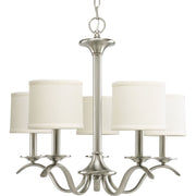 Inspire 5-Light Chandelier in Brushed Nickel