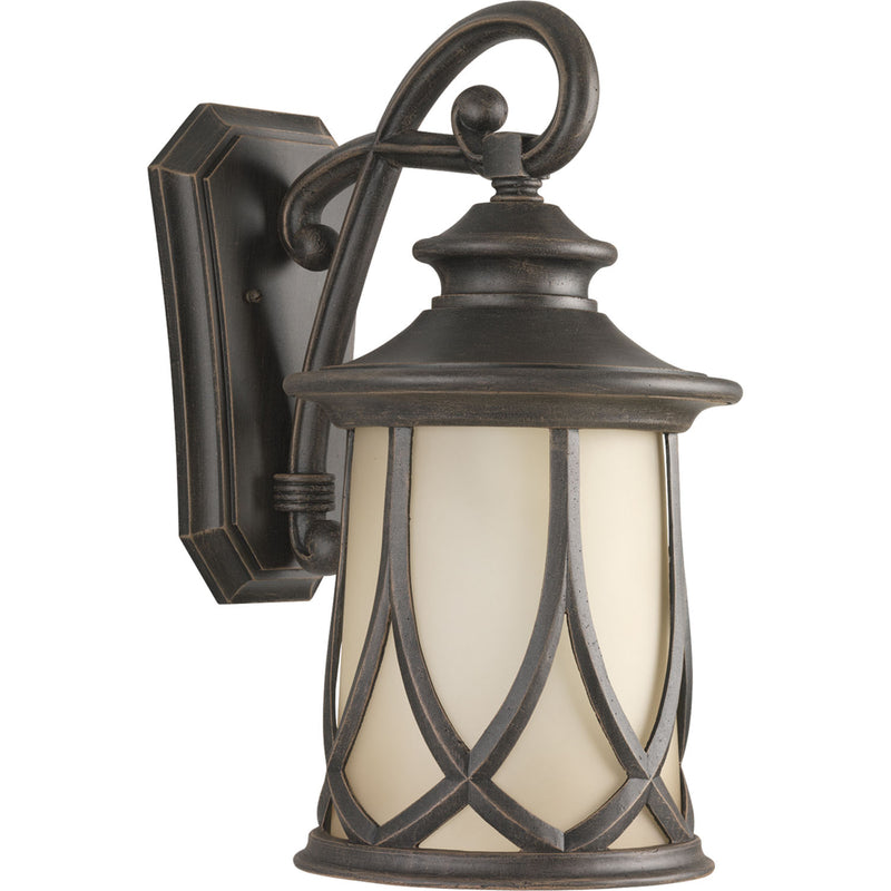 Resort One Light Wall Lantern in Aged Copper