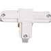 Inside-Left Polarity T Connector in White