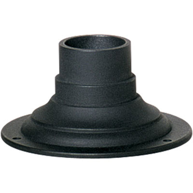 Outdoor Lantern Pedestal Mount in Black