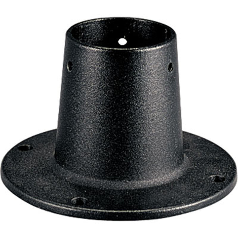 Pedestal Mount Post Adapter in Black