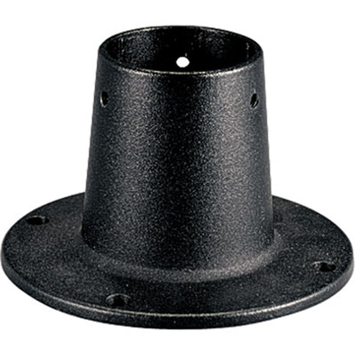Pedestal Mount Post Adapter in Black