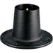 Pedestal Mount Post Adapter in Black