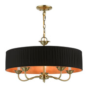 Harrington 5-Light Chandelier in Antique Brass