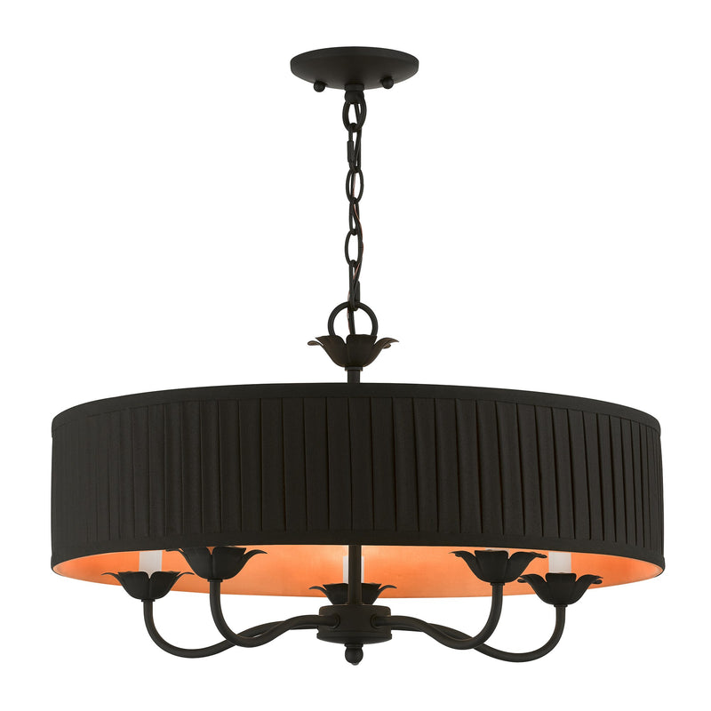 Harrington 5-Light Chandelier in Black