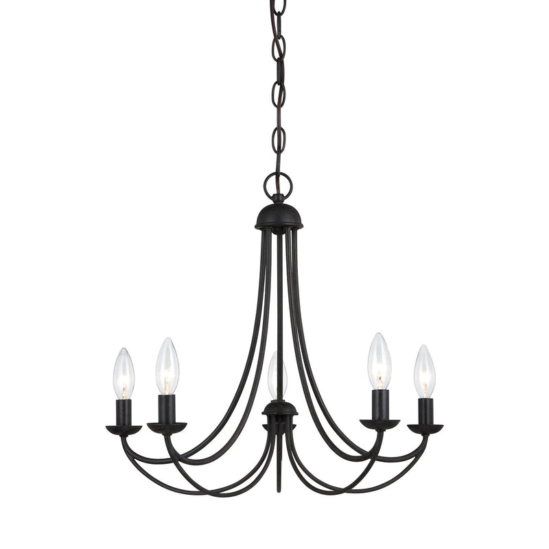 Mirren 5-Light Chandelier in Imperial Bronze