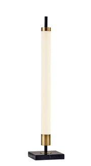 Piper LED Table Lamp in Black/Antique Brass
