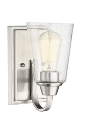 Grace 1 Light 6.5" Wall Sconce in Brushed Polished Nickel