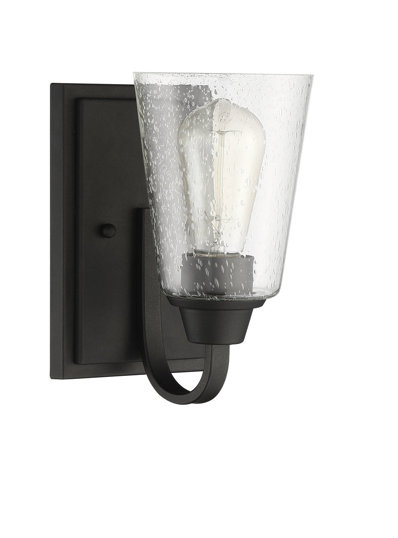 Grace 1 Light 6.5" Wall Sconce in Espresso