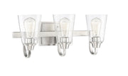 Grace 3 Light 21" Vanity in Brushed Polished Nickel