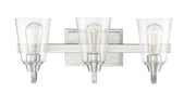 Grace 3 Light 21" Vanity in Brushed Polished Nickel