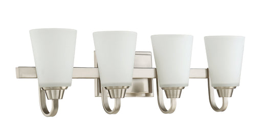Grace 4 Light 27.5" Vanity in Brushed Polished Nickel