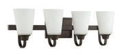 Grace 4 Light 27.5" Vanity in Espresso