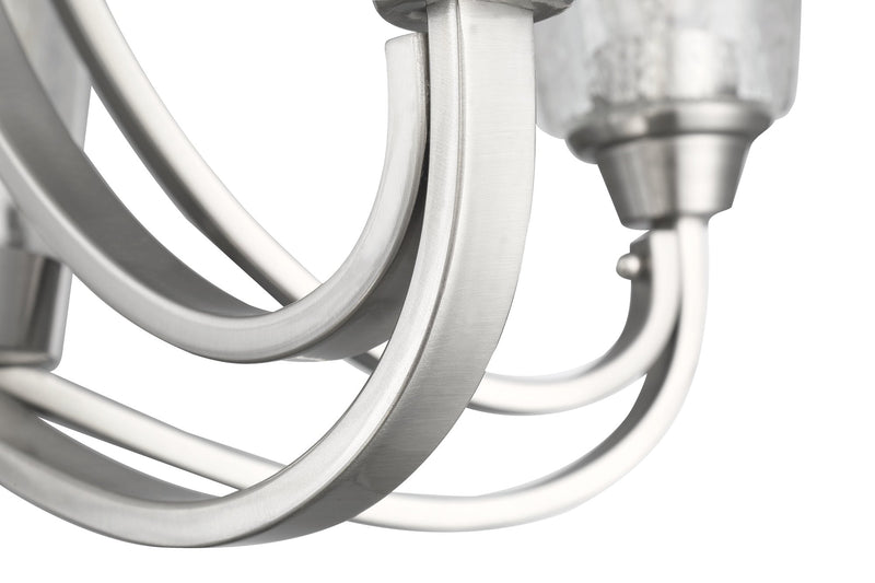 Grace 5 Light 26" Chandelier in Brushed Polished Nickel