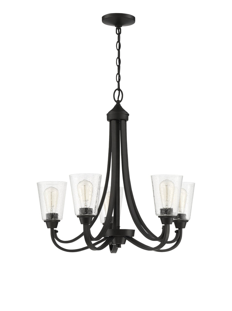 Grace 5 Light 26" Chandelier in Espresso