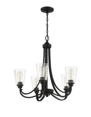 Grace 5 Light 26" Chandelier in Espresso