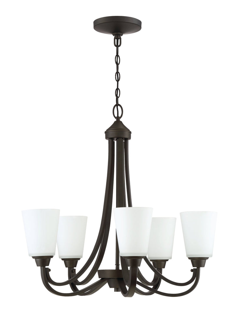 Grace 5 Light 26" Chandelier in Espresso