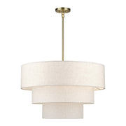 Manorwood 8-Light 32" Chandelier in Antique Brass